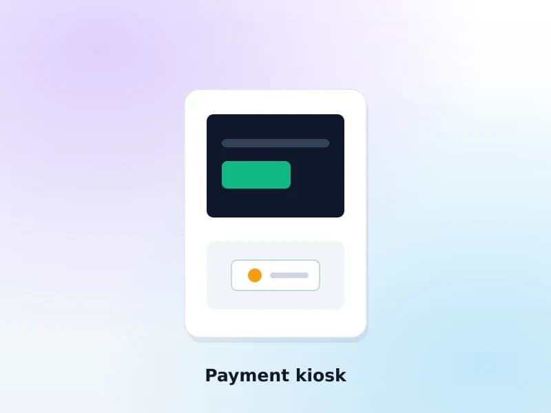 A library payment kiosk for settling fines, linked to Koha accounts