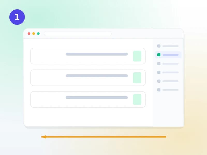 A library catalog shown in a right-to-left layout, with the menu on the right and results aligned right